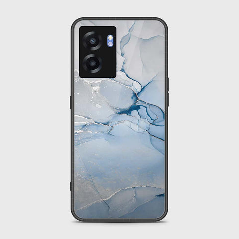 Oppo A77 5G Cover- Mystic Marble Series - HQ Ultra Shine Premium Infinity Glass Soft Silicon Borders Case