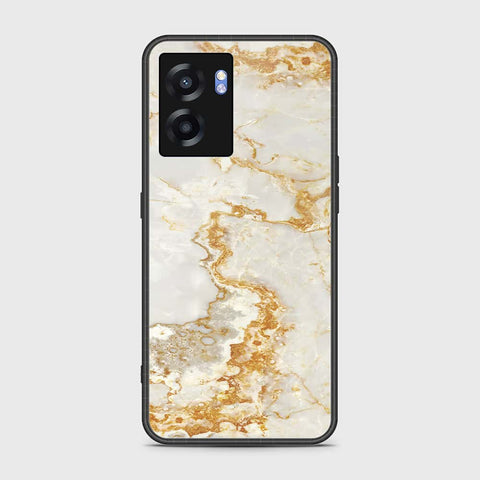 Oppo A56s Cover- Mystic Marble Series - HQ Ultra Shine Premium Infinity Glass Soft Silicon Borders Case