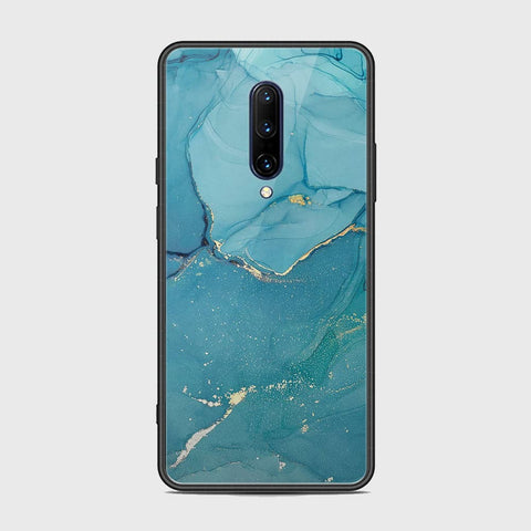 OnePlus 7 Pro Cover - Mystic Marble Series - HQ Ultra Shine Premium Infinity Glass Soft Silicon Borders Case