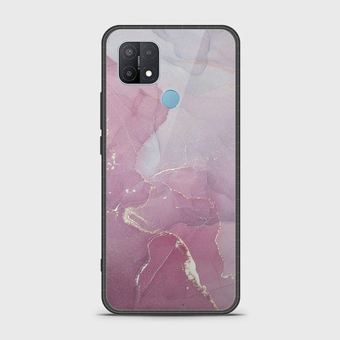 Oppo A35 Cover- Mystic Marble Series - HQ Ultra Shine Premium Infinity Glass Soft Silicon Borders Case