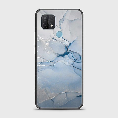 Oppo A35 Cover- Mystic Marble Series - HQ Ultra Shine Premium Infinity Glass Soft Silicon Borders Case