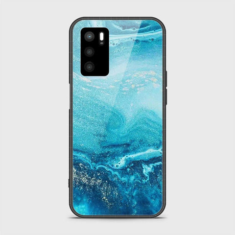 Oppo A16s Cover- Mystic Marble Series - HQ Ultra Shine Premium Infinity Glass Soft Silicon Borders Case