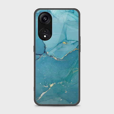 Oppo A1 Pro  Cover- Mystic Marble Series - HQ Ultra Shine Premium Infinity Glass Soft Silicon Borders Case