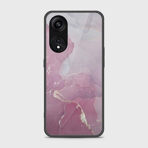 Oppo A1 Pro  Cover- Mystic Marble Series - HQ Ultra Shine Premium Infinity Glass Soft Silicon Borders Case