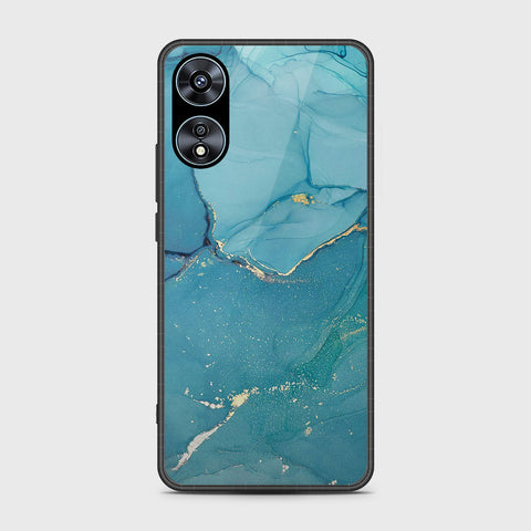 Oppo A78 4G Cover- Mystic Marble Series - HQ Ultra Shine Premium Infinity Glass Soft Silicon Borders Case