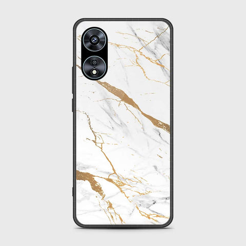 Oppo A97 5G Cover- Mystic Marble Series - HQ Ultra Shine Premium Infinity Glass Soft Silicon Borders Case