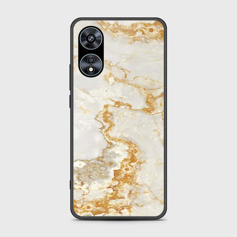 Oppo A97 5G Cover- Mystic Marble Series - HQ Ultra Shine Premium Infinity Glass Soft Silicon Borders Case