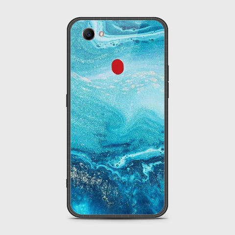 Oppo F7 Cover- Mystic Marble Series - HQ Ultra Shine Premium Infinity Glass Soft Silicon Borders Case