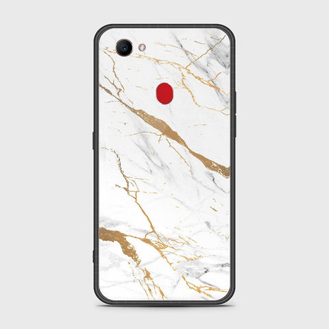 Oppo F7 Cover- Mystic Marble Series - HQ Ultra Shine Premium Infinity Glass Soft Silicon Borders Case