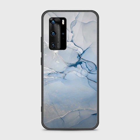 Huawei P40 Pro Cover- Mystic Marble Series - HQ Ultra Shine Premium Infinity Glass Soft Silicon Borders Case