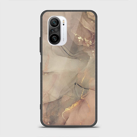 Xiaomi Poco F3 Cover - Mystic Marble Series - HQ Ultra Shine Premium Infinity Glass Soft Silicon Borders Case