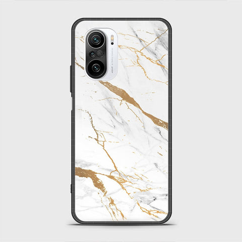 Xiaomi Poco F3 Cover - Mystic Marble Series - HQ Ultra Shine Premium Infinity Glass Soft Silicon Borders Case