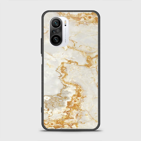 Xiaomi Poco F3 Cover - Mystic Marble Series - HQ Ultra Shine Premium Infinity Glass Soft Silicon Borders Case