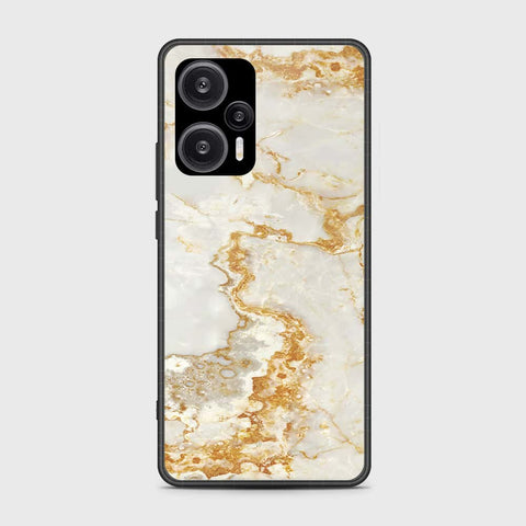 Xiaomi Poco F5  Cover- Mystic Marble Series - HQ Ultra Shine Premium Infinity Glass Soft Silicon Borders Case
