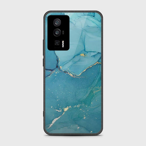 Xiaomi Poco F5 Pro Cover- Mystic Marble Series - HQ Ultra Shine Premium Infinity Glass Soft Silicon Borders Case