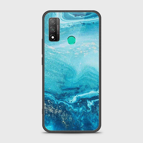 Huawei P smart 2020 Cover - Mystic Marble Series - HQ Ultra Shine Premium Infinity Glass Soft Silicon Borders Case