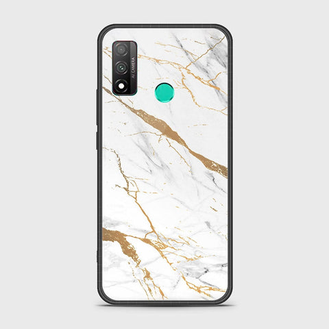 Huawei P smart 2020 Cover - Mystic Marble Series - HQ Ultra Shine Premium Infinity Glass Soft Silicon Borders Case