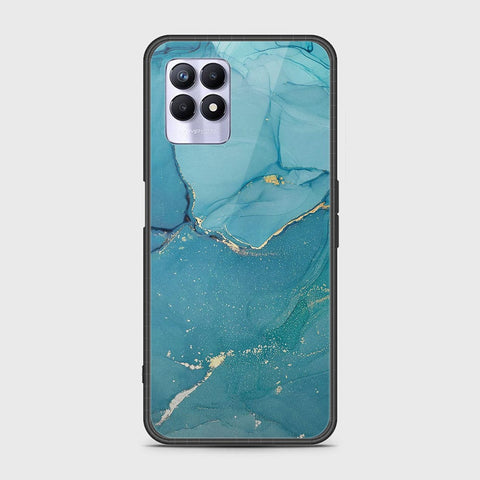 Realme 8i Cover - Mystic Marble Series - HQ Ultra Shine Premium Infinity Glass Soft Silicon Borders Case