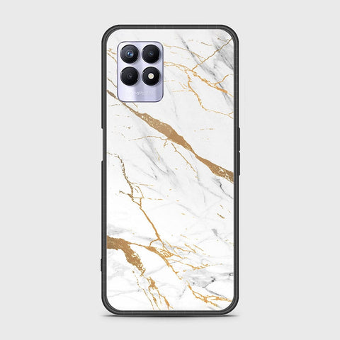 Realme 8i Cover - Mystic Marble Series - HQ Ultra Shine Premium Infinity Glass Soft Silicon Borders Case