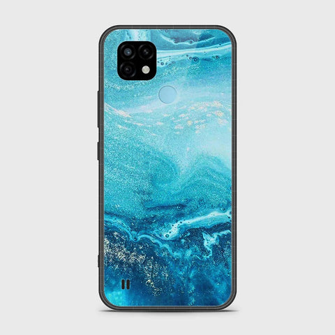 Realme C21 Cover- Mystic Marble Series - HQ Premium Shine Durable Shatterproof Case