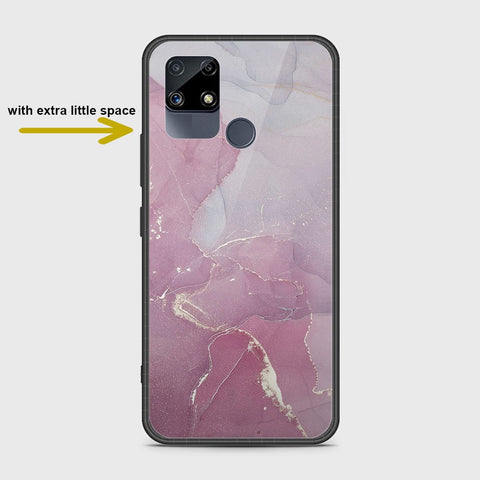 Realme C12 Cover- Mystic Marble Series - HQ Ultra Shine Premium Infinity Glass Soft Silicon Borders Case