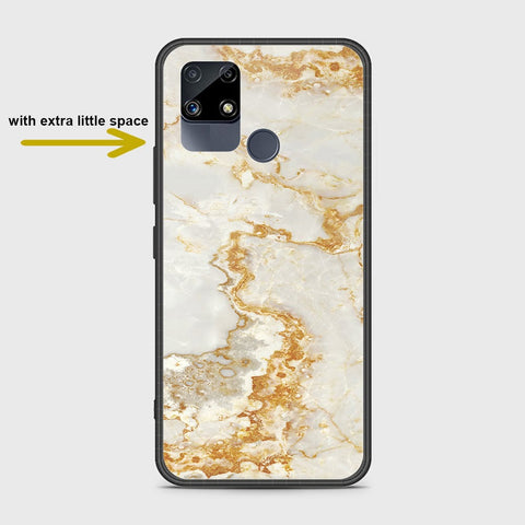 Realme Narzo 30A Cover- Mystic Marble Series - HQ Ultra Shine Premium Infinity Glass Soft Silicon Borders Case