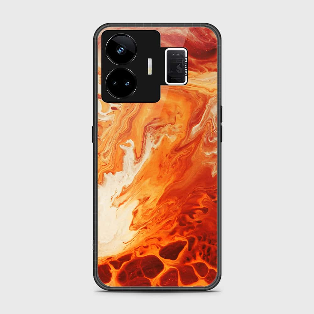 Realme GT Neo 5 Cover- Mystic Marble Series - HQ Ultra Shine Premium Infinity Glass Soft Silicon Borders Case