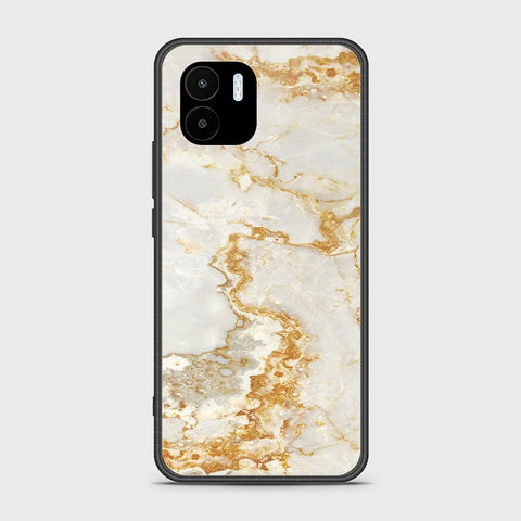 Xiaomi Redmi A1 Cover - Mystic Marble Series - HQ Ultra Shine Premium Infinity Glass Soft Silicon Borders Case