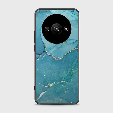 Xiaomi Redmi A3 Cover- Mystic Marble Series - HQ Ultra Shine Premium Infinity Glass Soft Silicon Borders Case