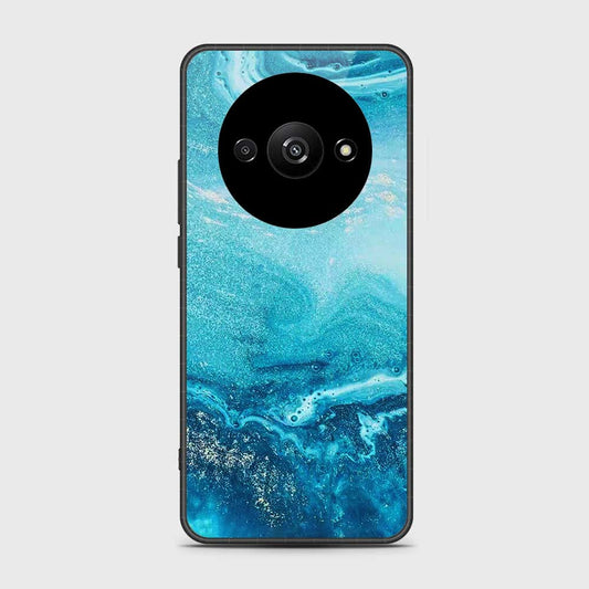 Xiaomi Redmi A3 Cover- Mystic Marble Series - HQ Ultra Shine Premium Infinity Glass Soft Silicon Borders Case (Fast Delivery)(N)