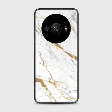 Xiaomi Redmi A3 Cover- Mystic Marble Series - HQ Ultra Shine Premium Infinity Glass Soft Silicon Borders Case