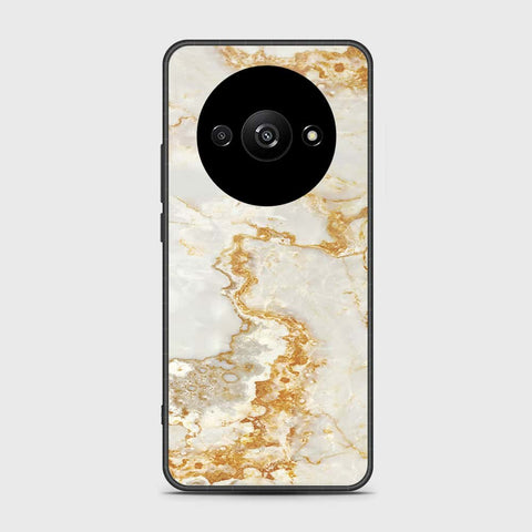 Xiaomi Redmi A3 Cover- Mystic Marble Series - HQ Ultra Shine Premium Infinity Glass Soft Silicon Borders Case