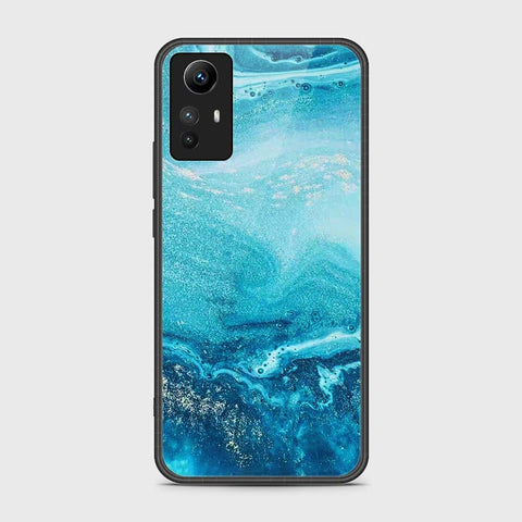 Xiaomi Redmi Note 12S Cover- Mystic Marble Series - HQ Ultra Shine Premium Infinity Glass Soft Silicon Borders Case