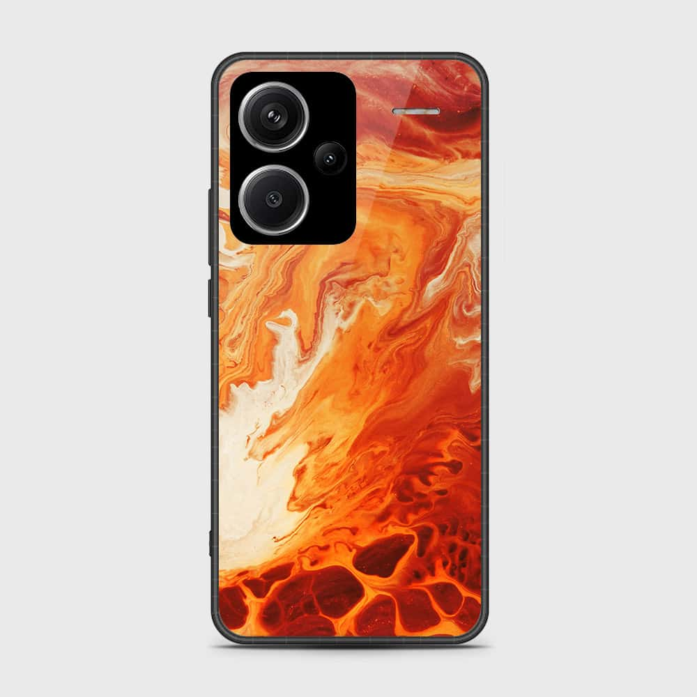 Xiaomi Redmi Note 13 Pro Plus 5G Cover- Mystic Marble Series - HQ Ultra Shine Premium Infinity Glass Soft Silicon Borders Case