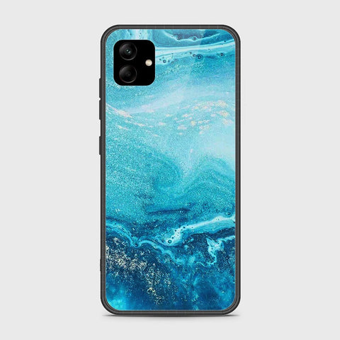 Samsung Galaxy A04e Cover - Mystic Marble Series - HQ Ultra Shine Premium Infinity Glass Soft Silicon Borders Case