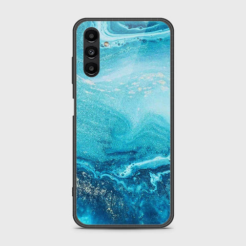 Samsung Galaxy A13 5G Cover- Mystic Marble Series - HQ Ultra Shine Premium Infinity Glass Soft Silicon Borders Case