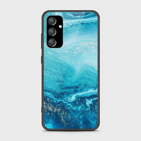 Samsung Galaxy A14 4G Cover- Mystic Marble Series - HQ Ultra Shine Premium Infinity Glass Soft Silicon Borders Case