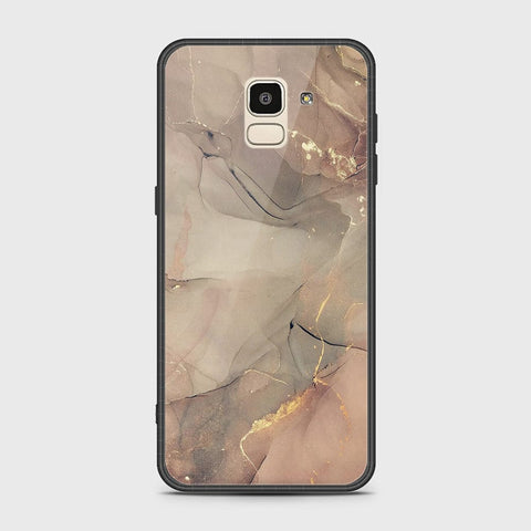 Samsung Galaxy J6 2018 Cover - Mystic Marble Series - HQ Ultra Shine Premium Infinity Glass Soft Silicon Borders Case