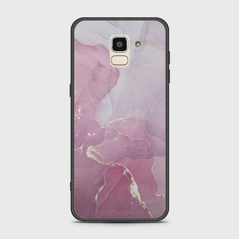 Samsung Galaxy J6 2018 Cover - Mystic Marble Series - HQ Ultra Shine Premium Infinity Glass Soft Silicon Borders Case