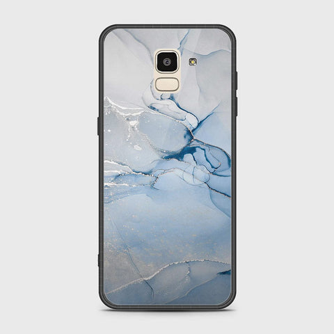 Samsung Galaxy J6 2018 Cover - Mystic Marble Series - HQ Ultra Shine Premium Infinity Glass Soft Silicon Borders Case
