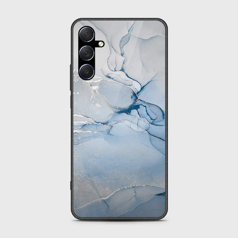 Samsung Galaxy M34 5G Cover- Mystic Marble Series - HQ Ultra Shine Premium Infinity Glass Soft Silicon Borders Case