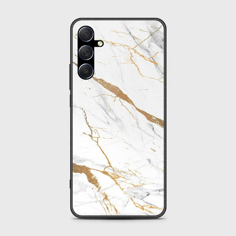 Samsung Galaxy M34 5G Cover- Mystic Marble Series - HQ Ultra Shine Premium Infinity Glass Soft Silicon Borders Case