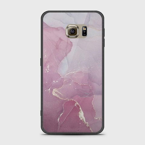 Samsung Galaxy S6 Cover- Mystic Marble Series - HQ Ultra Shine Premium Infinity Glass Soft Silicon Borders Case