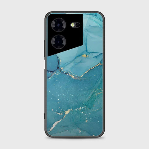 Tecno Pova 5 Pro Cover- Mystic Marble Series - HQ Ultra Shine Premium Infinity Glass Soft Silicon Borders Case