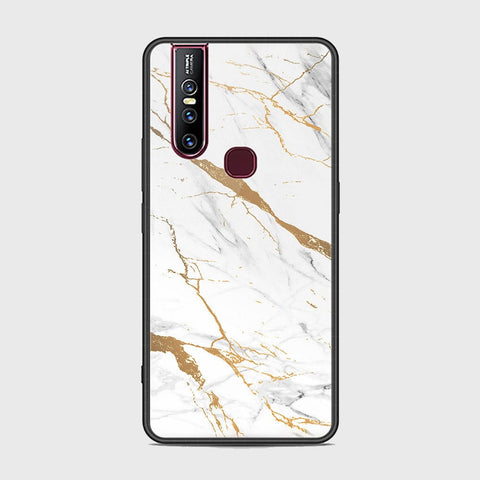 Vivo V15 Cover - Mystic Marble Series - HQ Ultra Shine Premium Infinity Glass Soft Silicon Borders Case