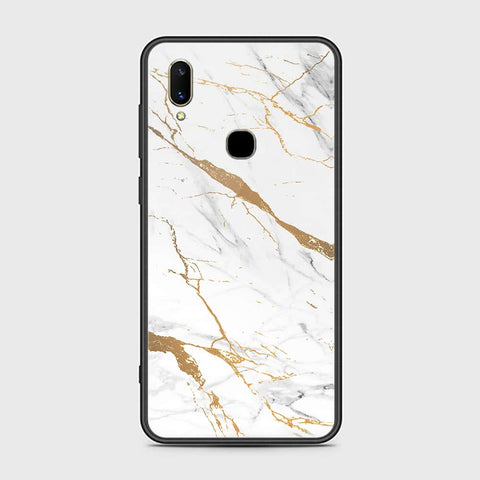 Vivo Z3 Cover- Mystic Marble Series - HQ Ultra Shine Premium Infinity Glass Soft Silicon Borders Case