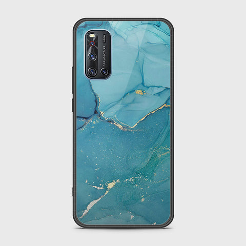 Vivo V19 Cover- Mystic Marble Series - HQ Ultra Shine Premium Infinity Glass Soft Silicon Borders Case