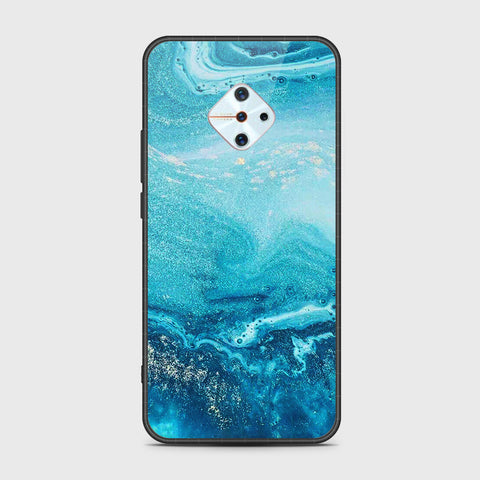 Vivo Y9s Cover- Mystic Marble Series - HQ Ultra Shine Premium Infinity Glass Soft Silicon Borders Case