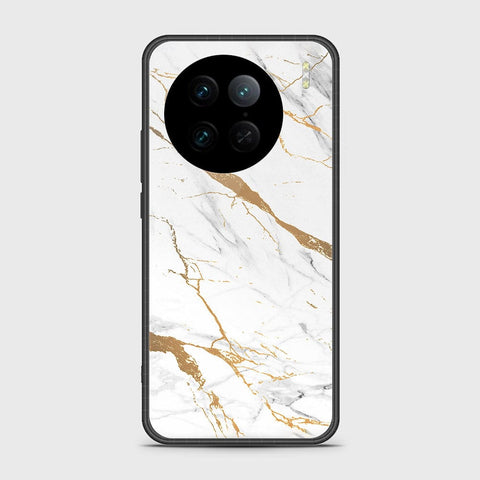 Vivo X90 Pro Cover - Mystic Marble Series - HQ Ultra Shine Premium Infinity Glass Soft Silicon Borders Case