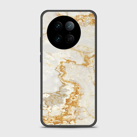 Vivo X90 Pro Cover - Mystic Marble Series - HQ Ultra Shine Premium Infinity Glass Soft Silicon Borders Case